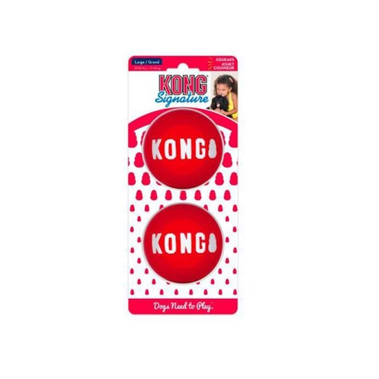 Picture of KONG Signature Durable Bouncing Dog Balls, pack of 2